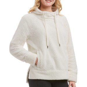 !!NWT!! Women's Member's Mark Winter White Textured Plush Pullover Sweater